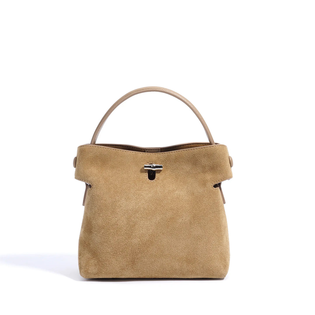 Lovely Frosted Leather Crossbody Bag