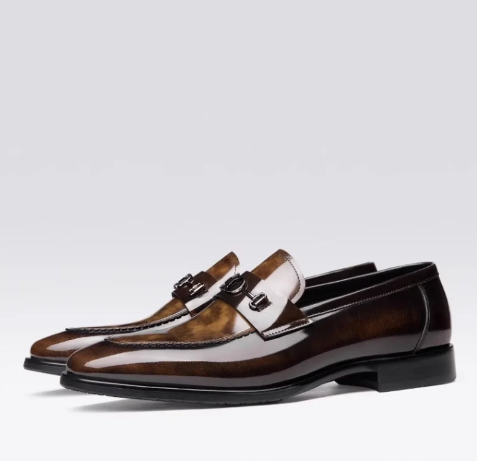 High-end Hand-Polished Real Leather Loafers