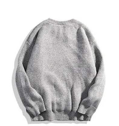 Sophisticated Hip Hop Loose Knit Jumper