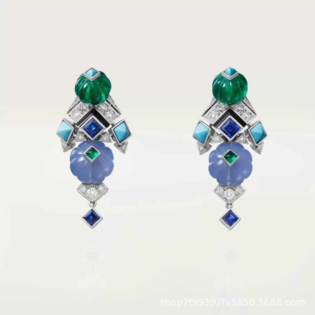 Fine Sterling Silver Drop Earrings