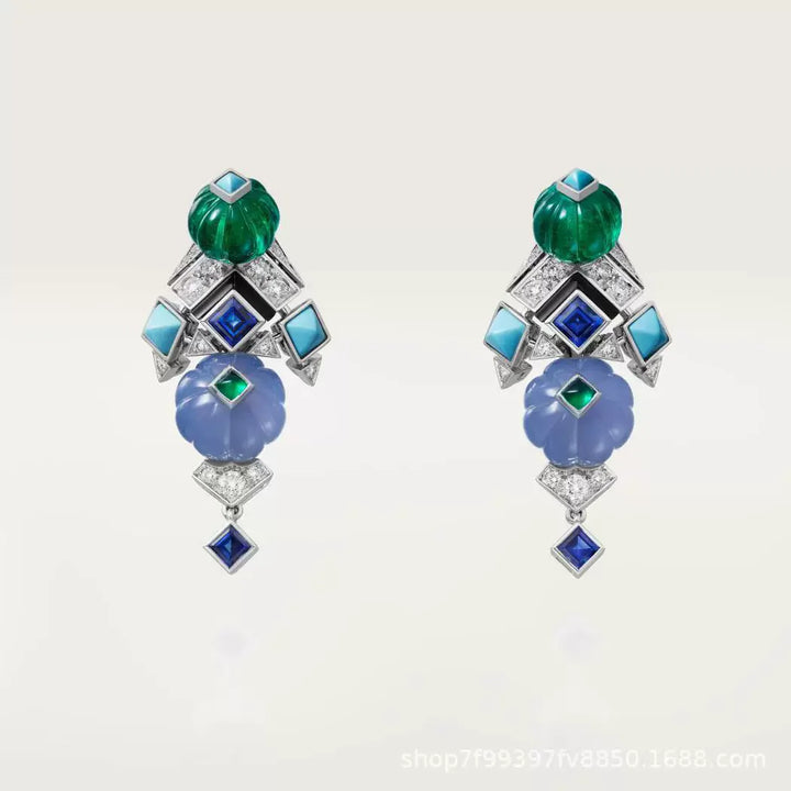 Fine Sterling Silver Drop Earrings