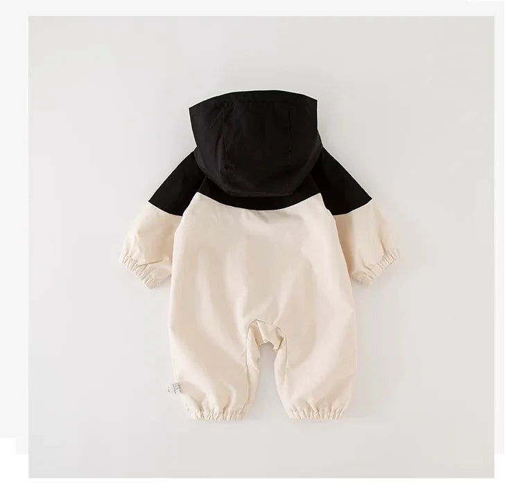 Stylish Hooded Toddler Jumpsuit
