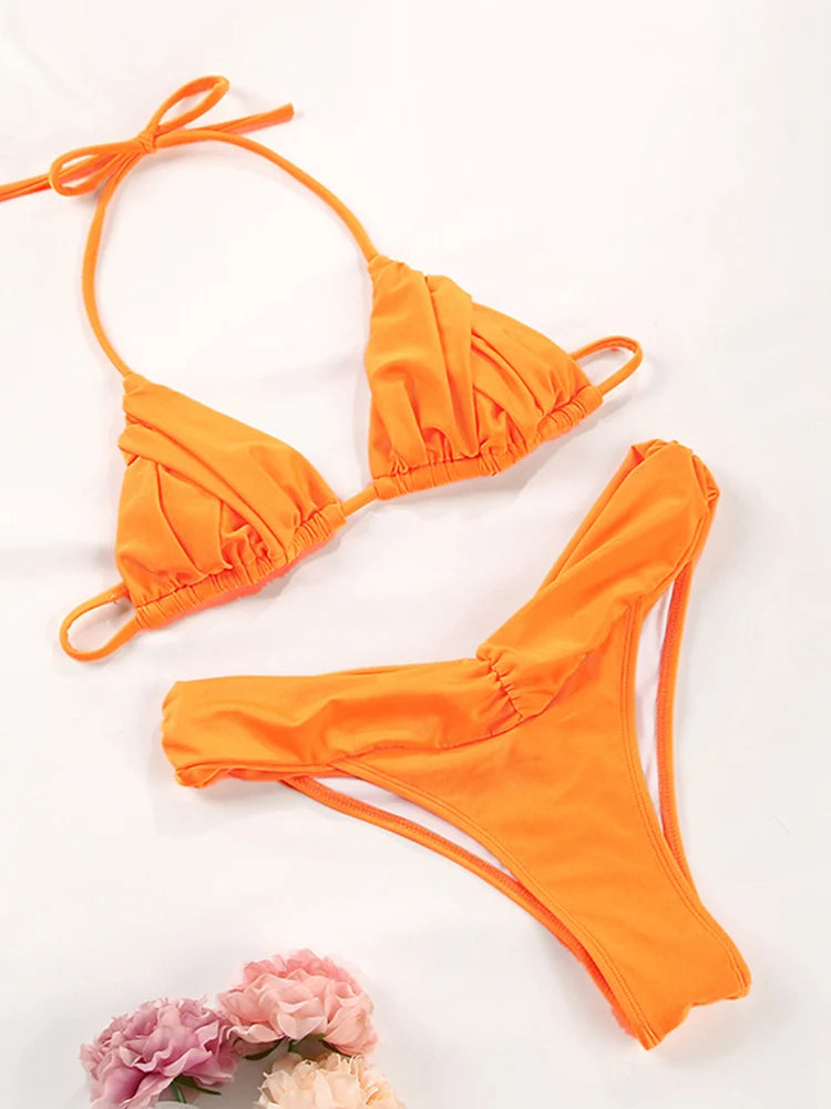 Classic Triangle Micro Bikini Set