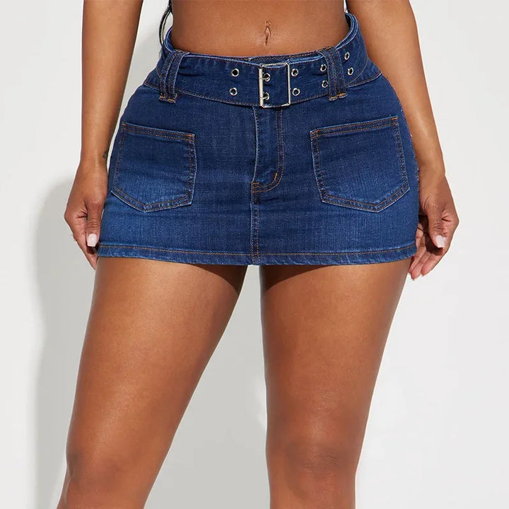Elegant Sashes Wrap Hip Skirts