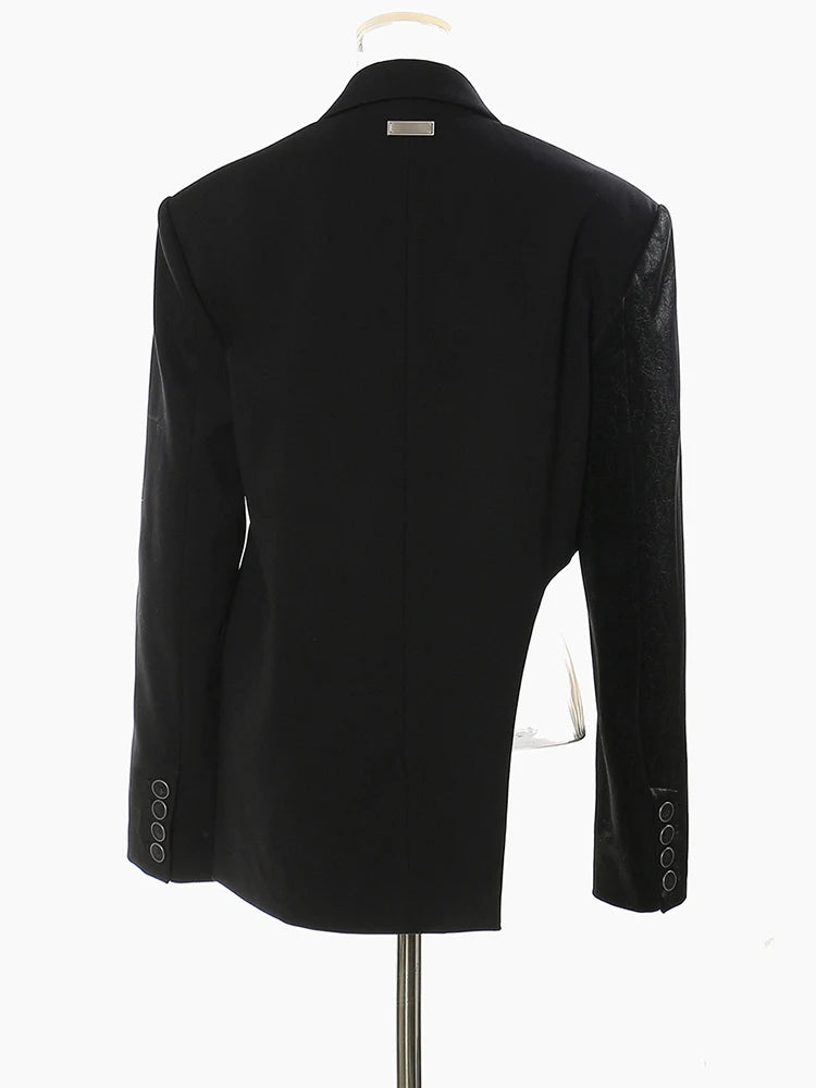 Refined faux leather women&
