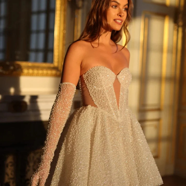 Strapless Serene Hill Prom Dress