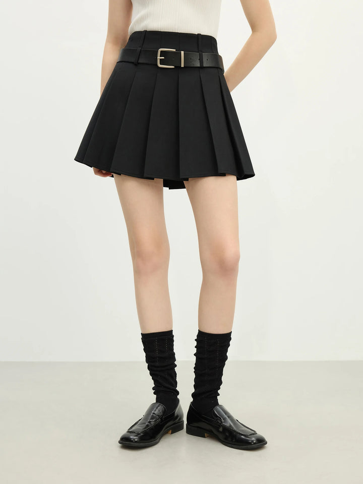 Elegant High Waisted Short Skirt