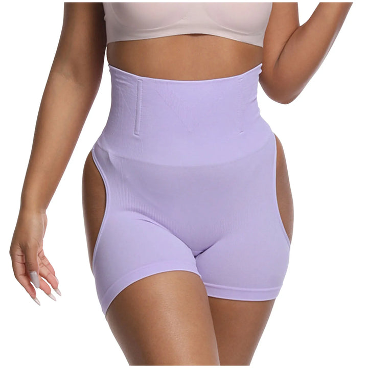Elastic High-Waisted Hip Lifting Pants
