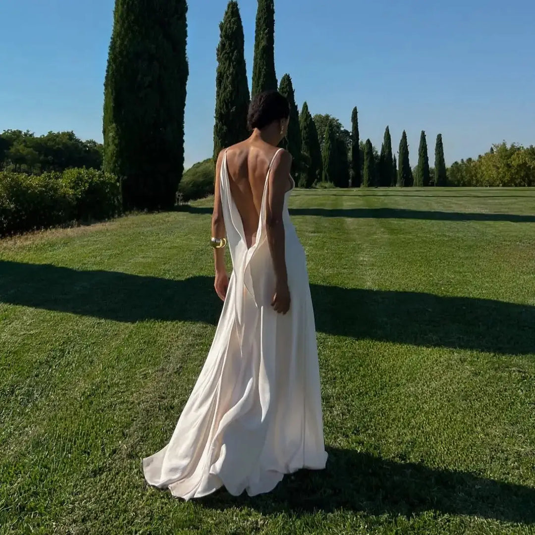 Effortless High Slit Prom Dress