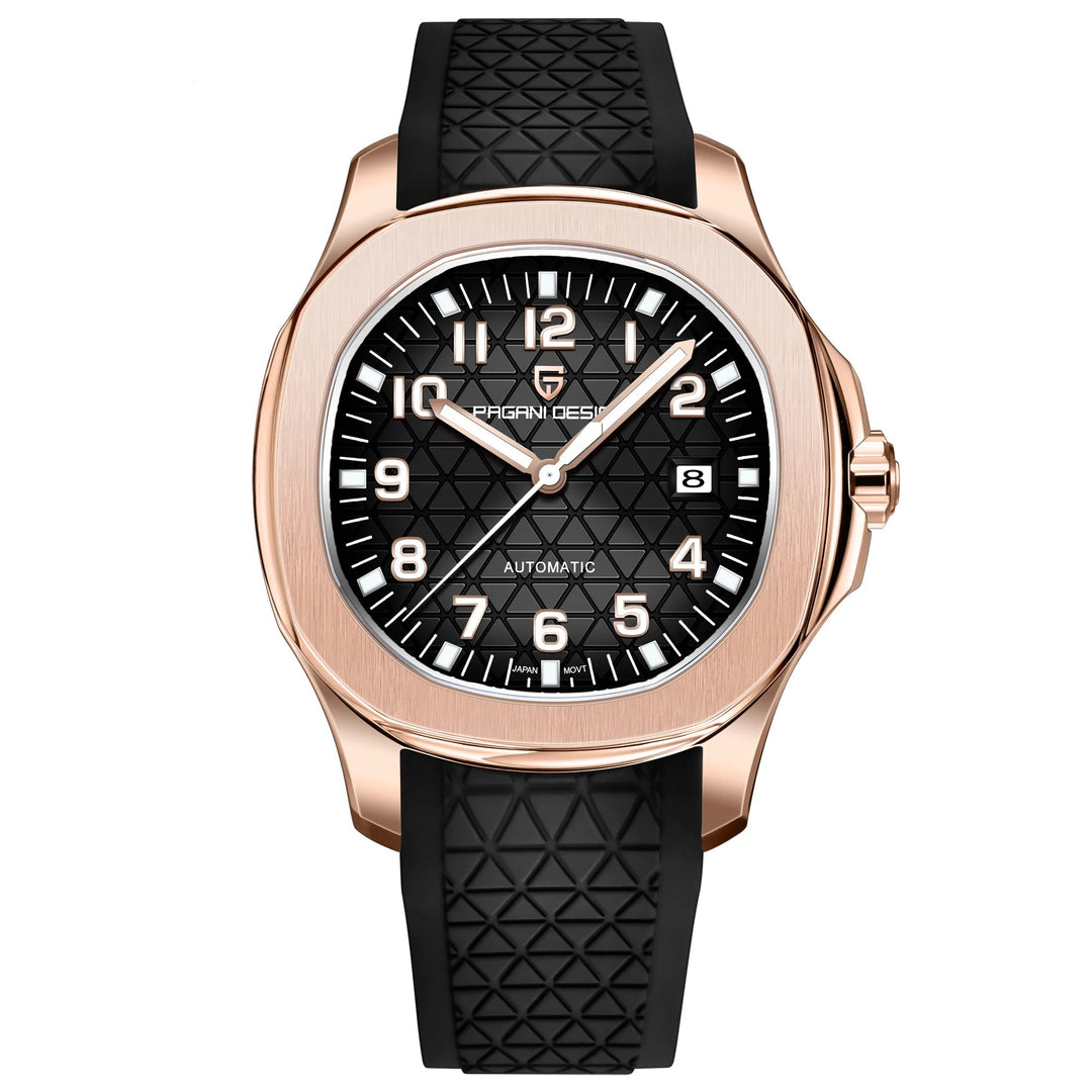 Refined Barrel Dial Mechanical Wristwatch
