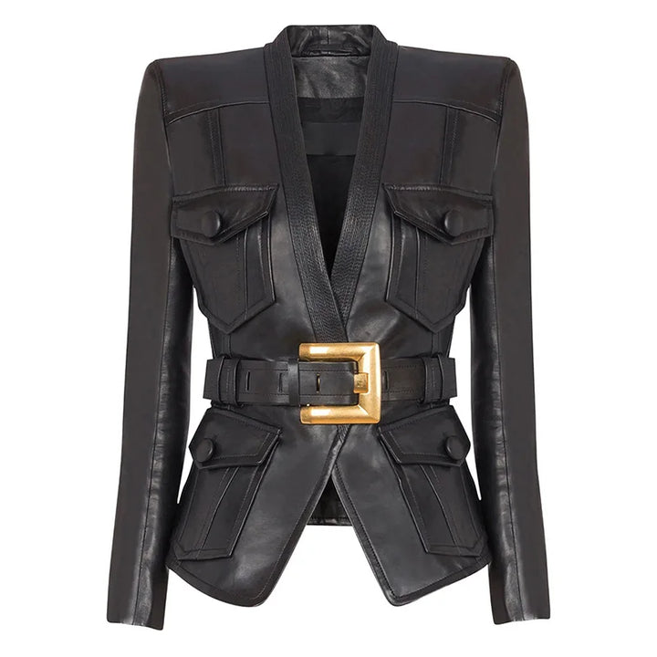 Premium Belted Slim Fit Coat