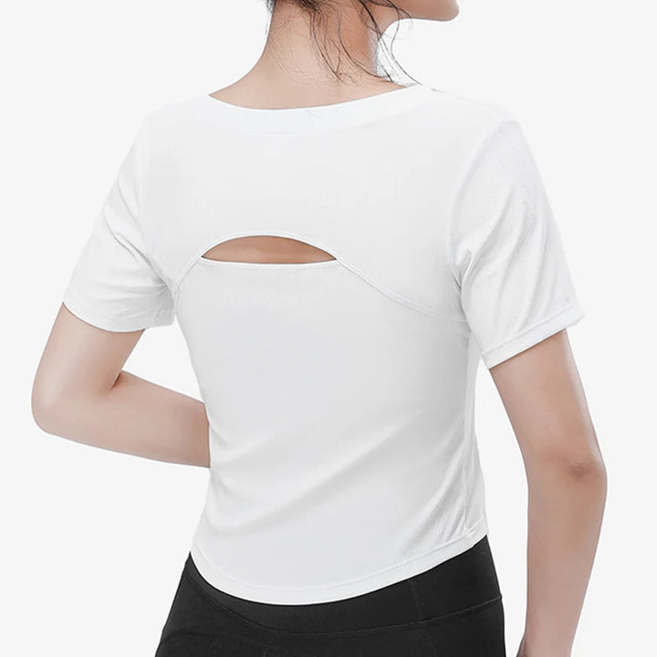 Square Collar Fitness T-Shirt