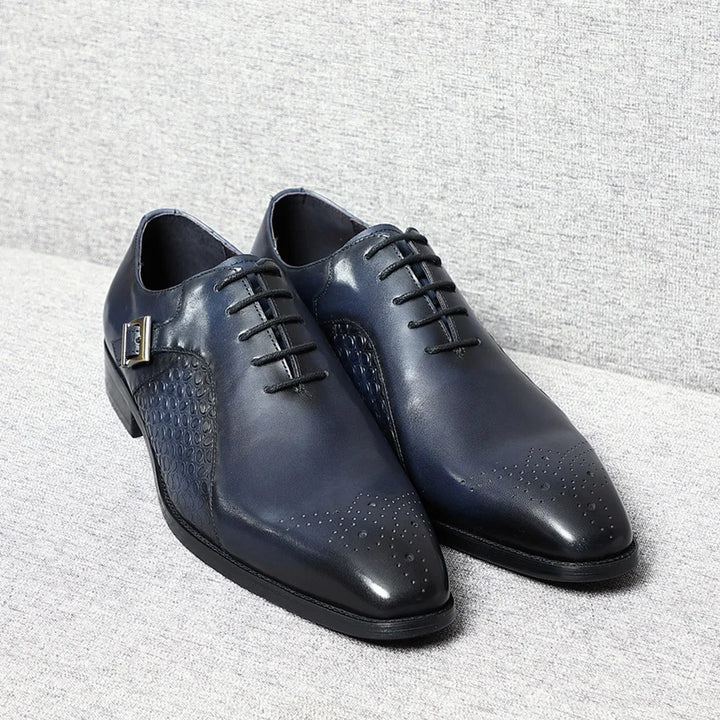 Classy Leather Oxford Lace Shoes