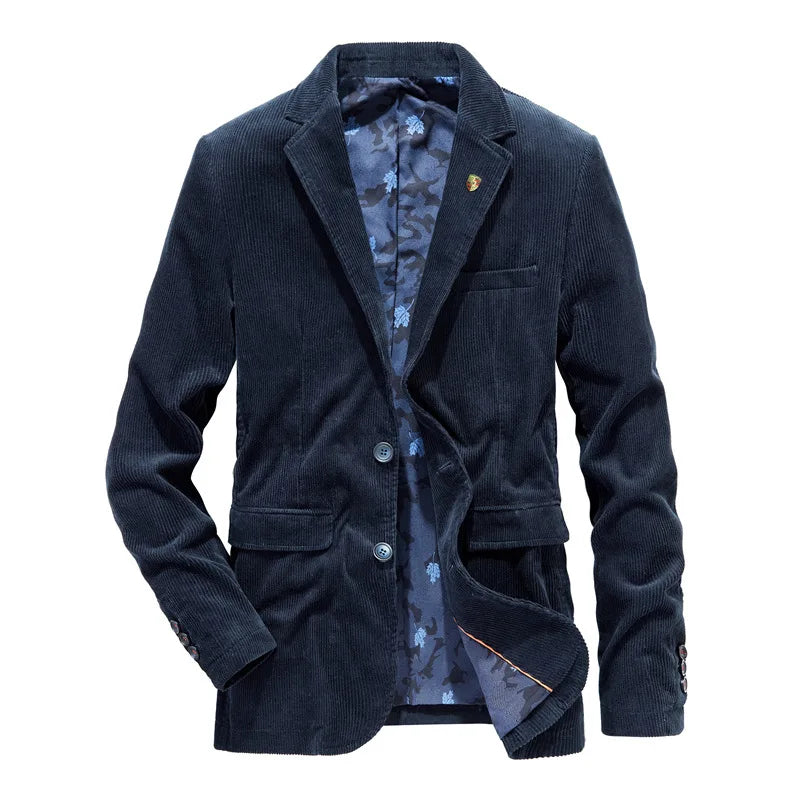 Luxury Slim Fit Corduroy Blazer