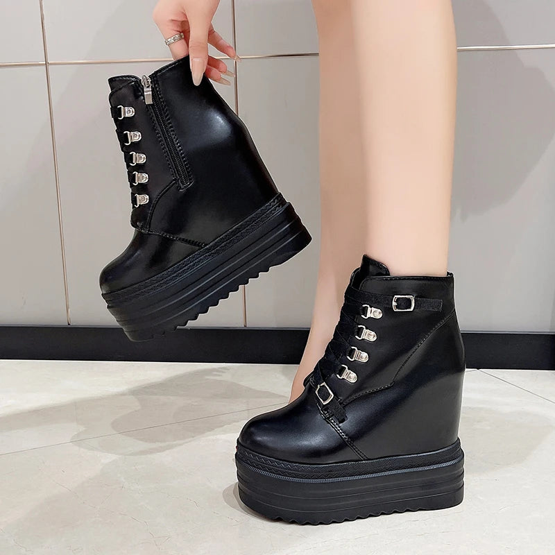 Glamorous Height Increasing Wedge Sneakers