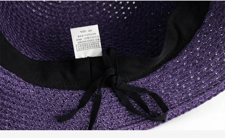 Elegant Bow Ribbon Panama Hat