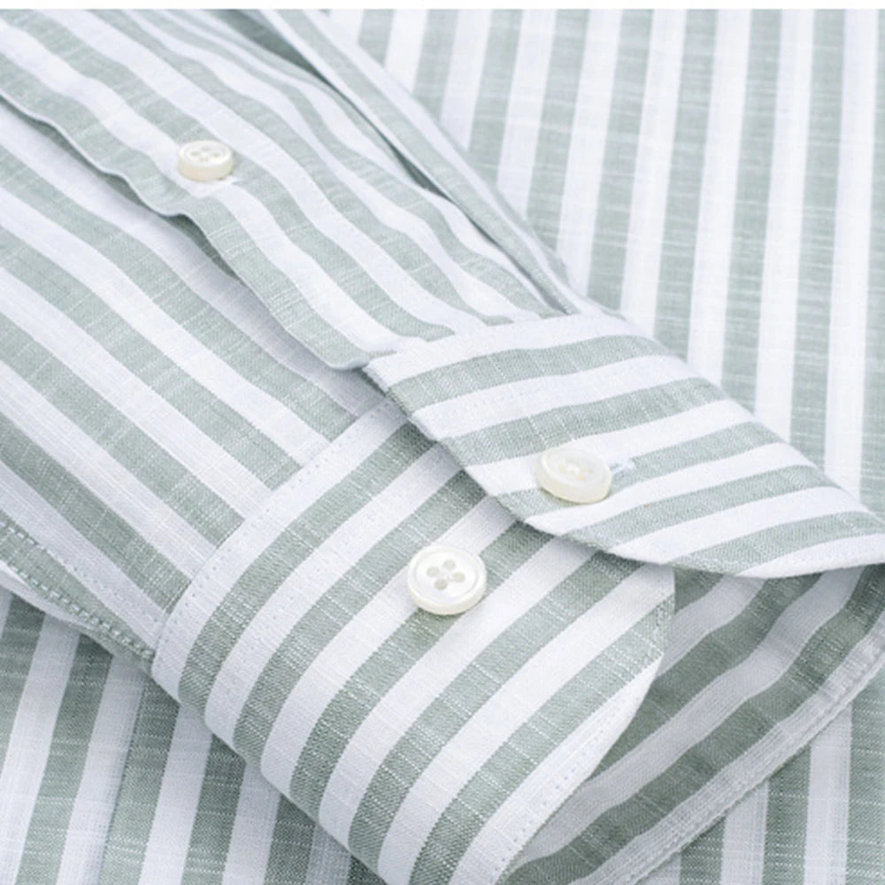 Enchanting Striped Slim Fit Business Shirt