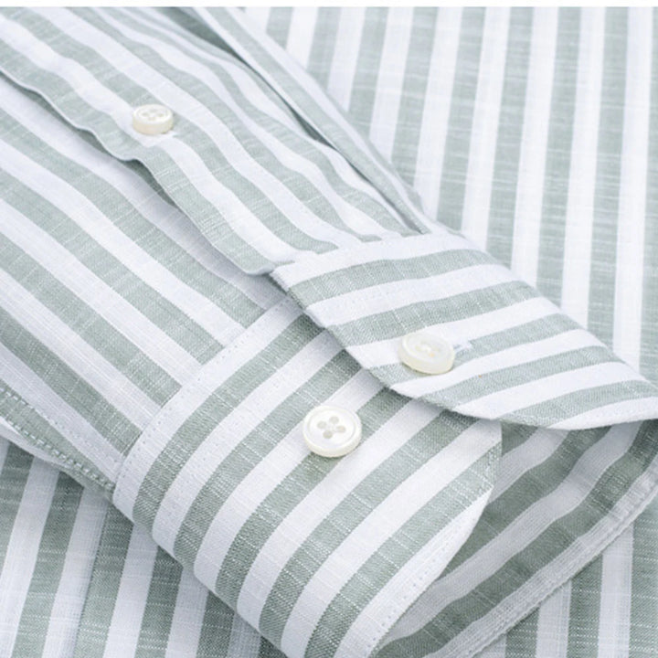Enchanting Striped Slim Fit Business Shirt