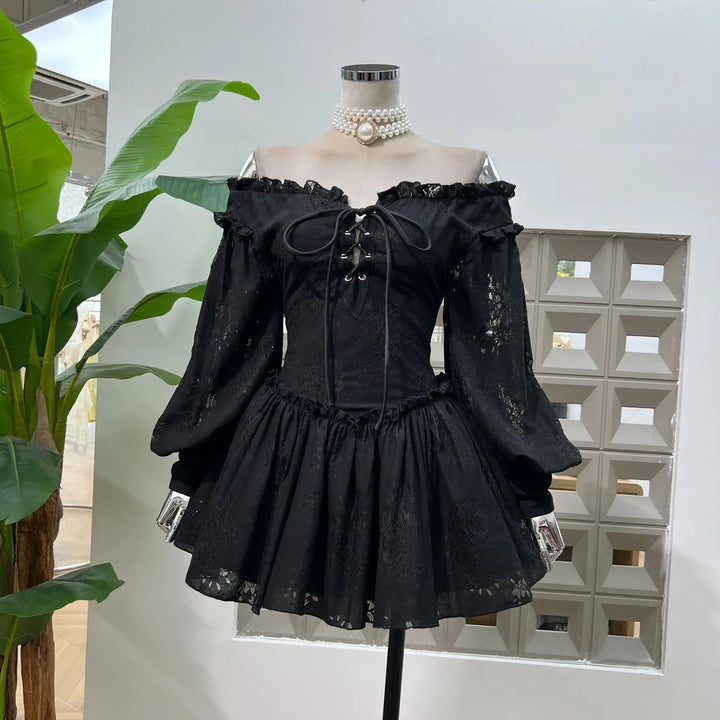 Effortless Ruffles Backless Mini Dress