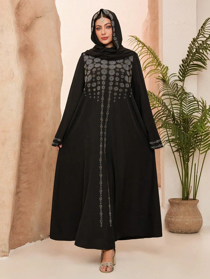 Luxury Neck Conservative Burqa Dress