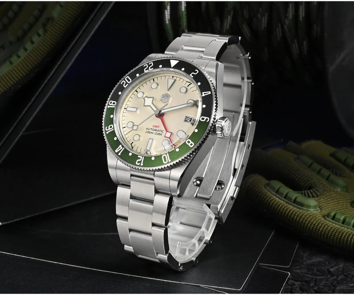 Classic Bidirectional Bezel Watch