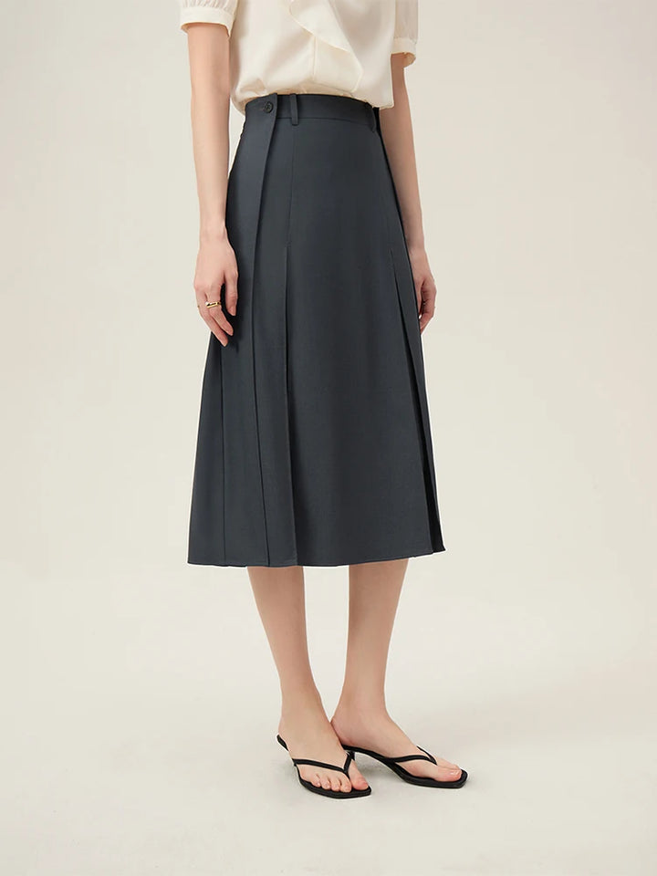 High Waist A-Line Slimming Skirt