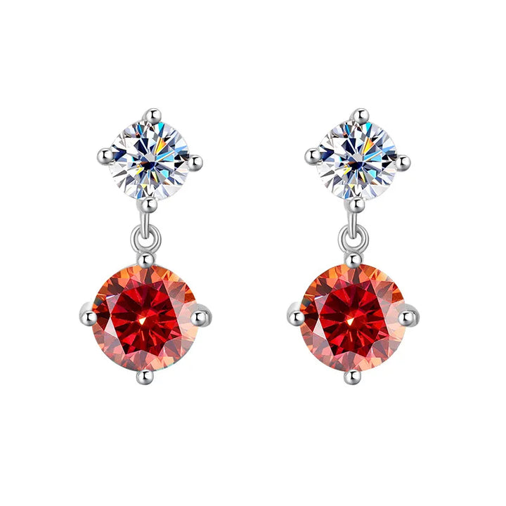 Alluring Moissanite Tassel Earrings