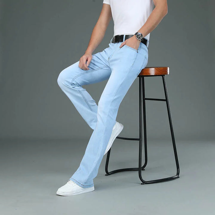 Graceful Micro Flare Jeans Pants