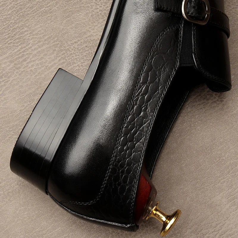 Smart Slip-On Oxford Leather Shoes