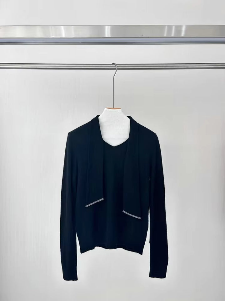 Premium Cashmere Knit Pullover Sweater