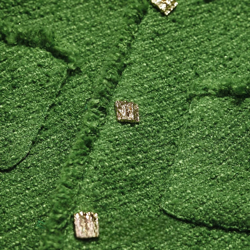 Elegant Retro Floral Short Coat