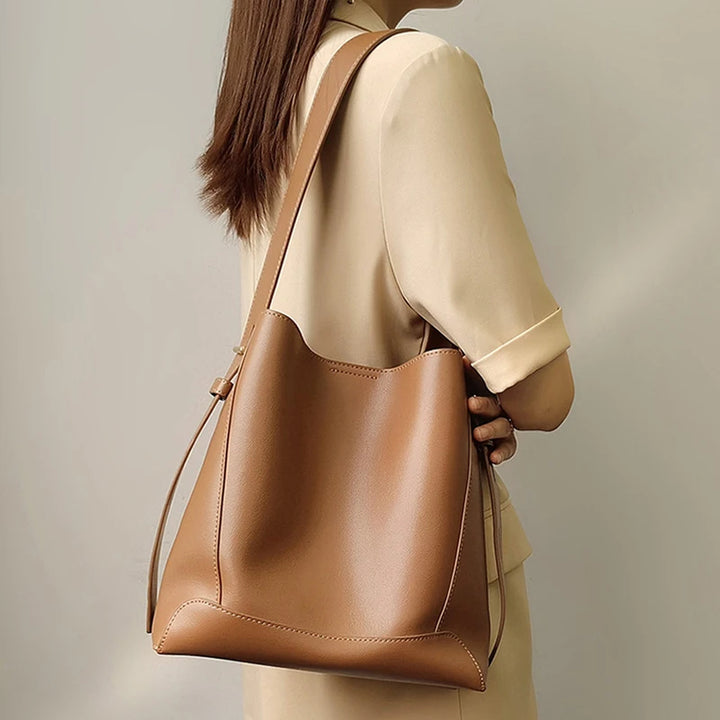 Deeply Devoted Genuine Leather Handbag