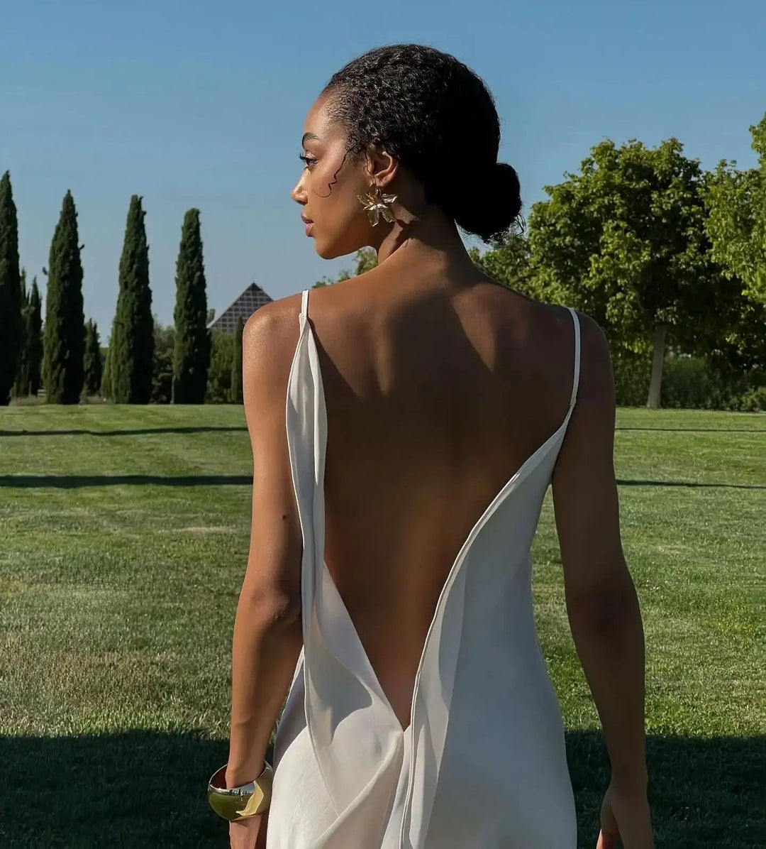 Effortless High Slit Prom Dress