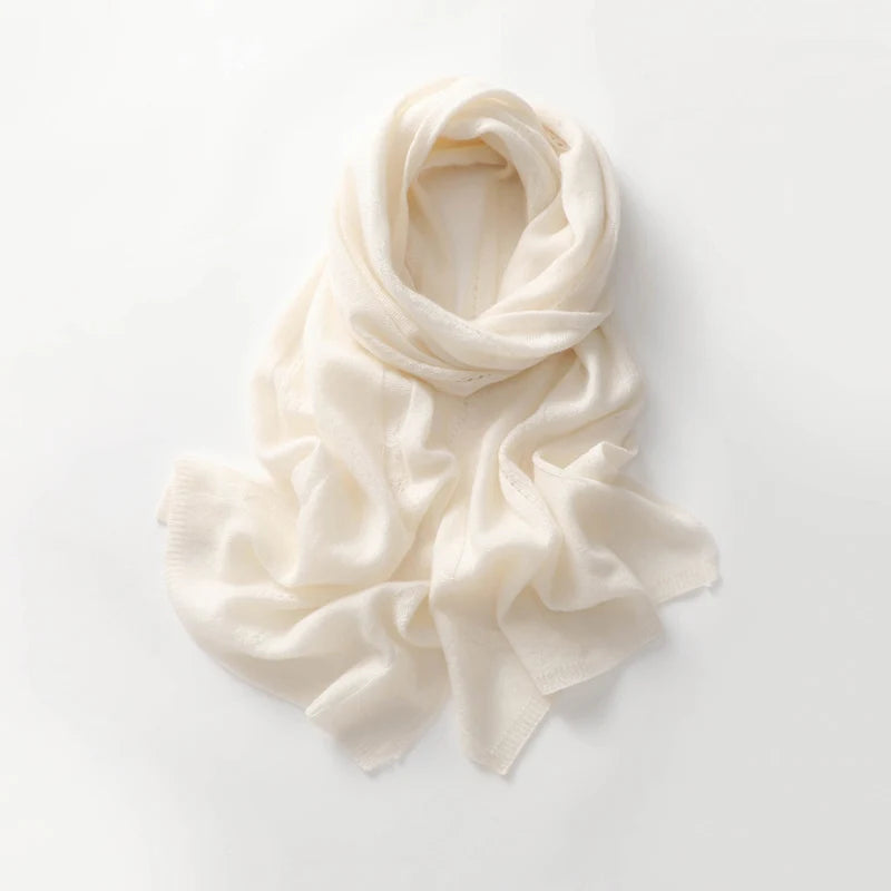 High-Quality Cashmere Knitted Scarf