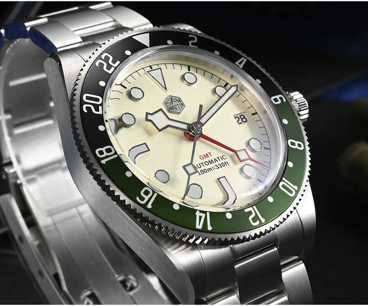 Classic Bidirectional Bezel Watch