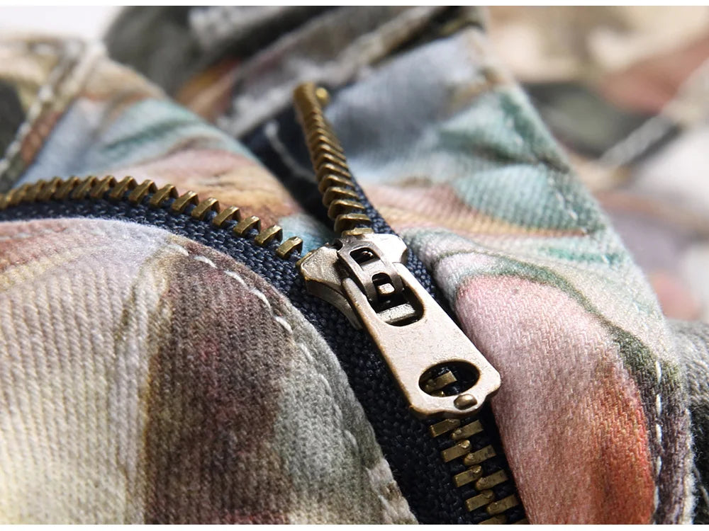 Fashionable Angel Immortal Tapered Printed Pants