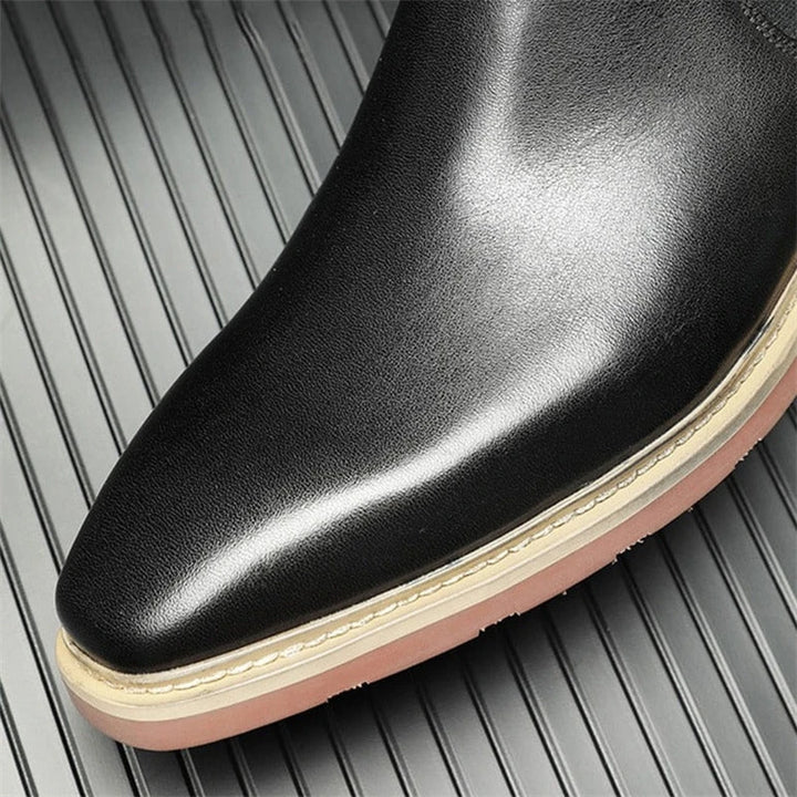 Premium Square Toe Short Chelsea Boots