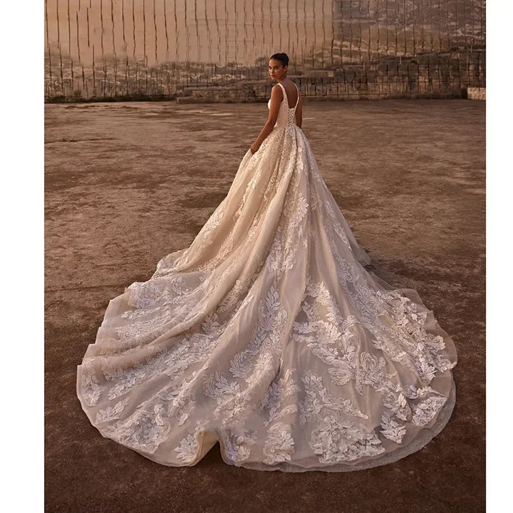 Sparkling Tank Sleeve Wedding Couture