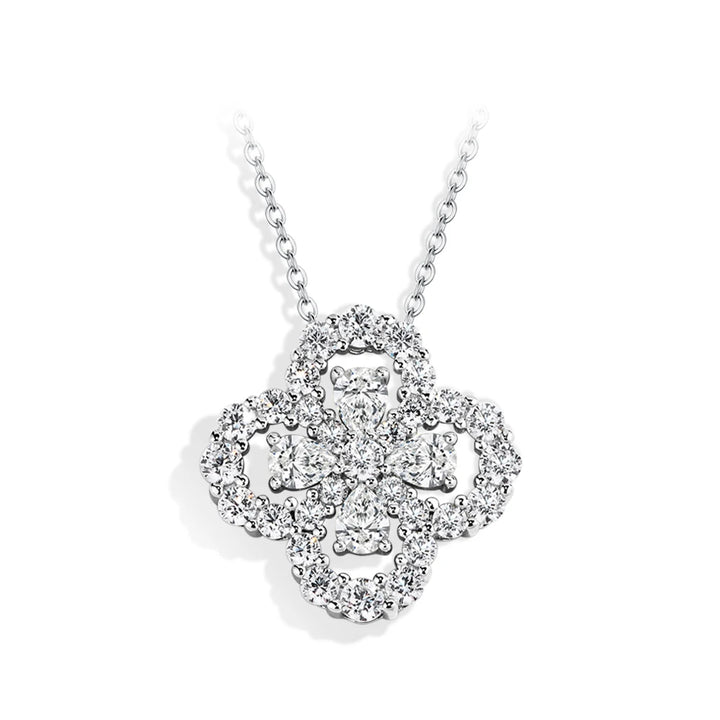 Delicate Loop Full Motif Moissanite Necklace
