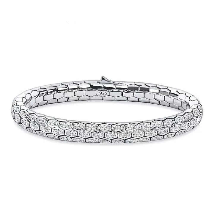 Sophisticated Sterling Silver Bracelet