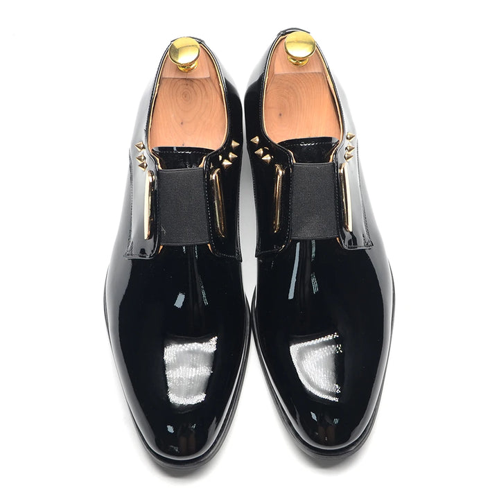 Luxury Patent Leather Evening Dress Shoes