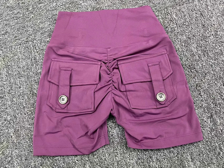 Classic Push-Up Pockets Yoga Shorts