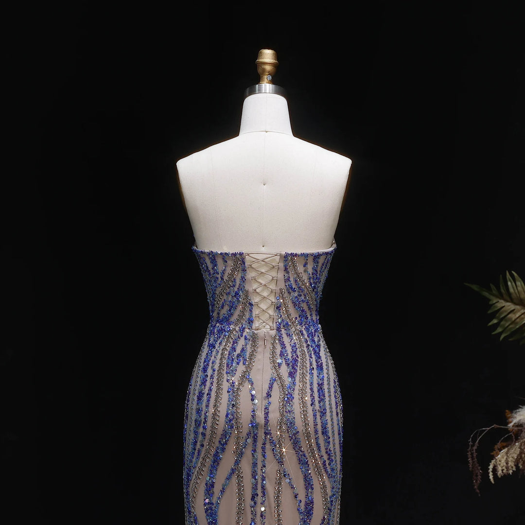 Timeless Heavy Beaded Arabian Party Gown