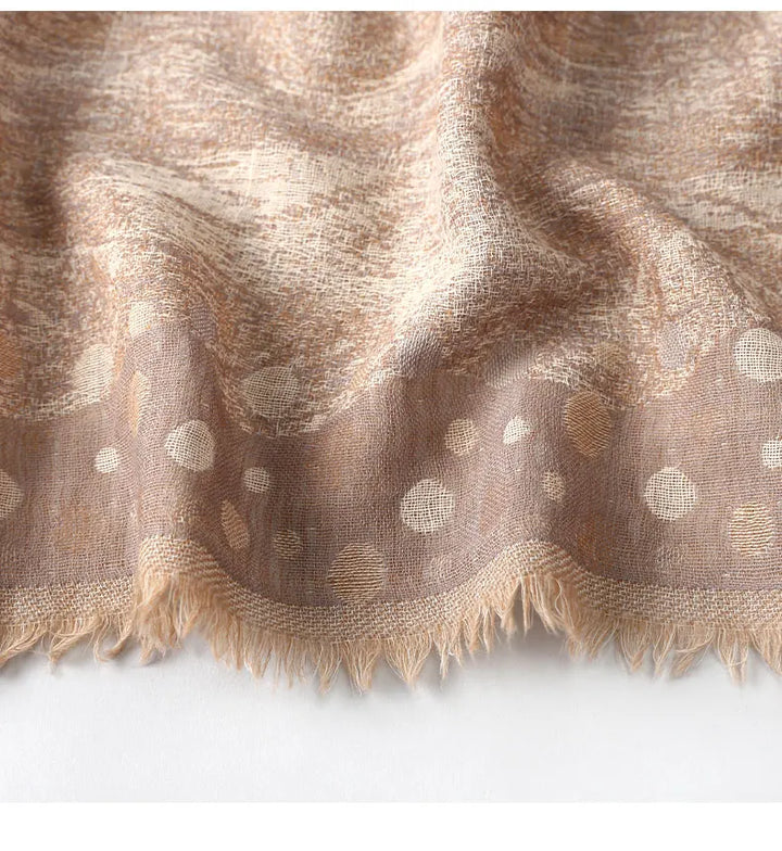 High-end Wool Beaded Pashmina Shawl