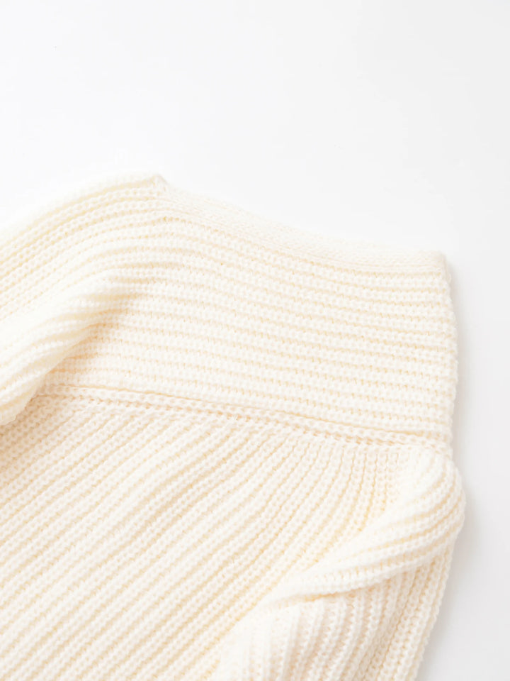 Soft Asymmetrical Neck Cozy Sweater