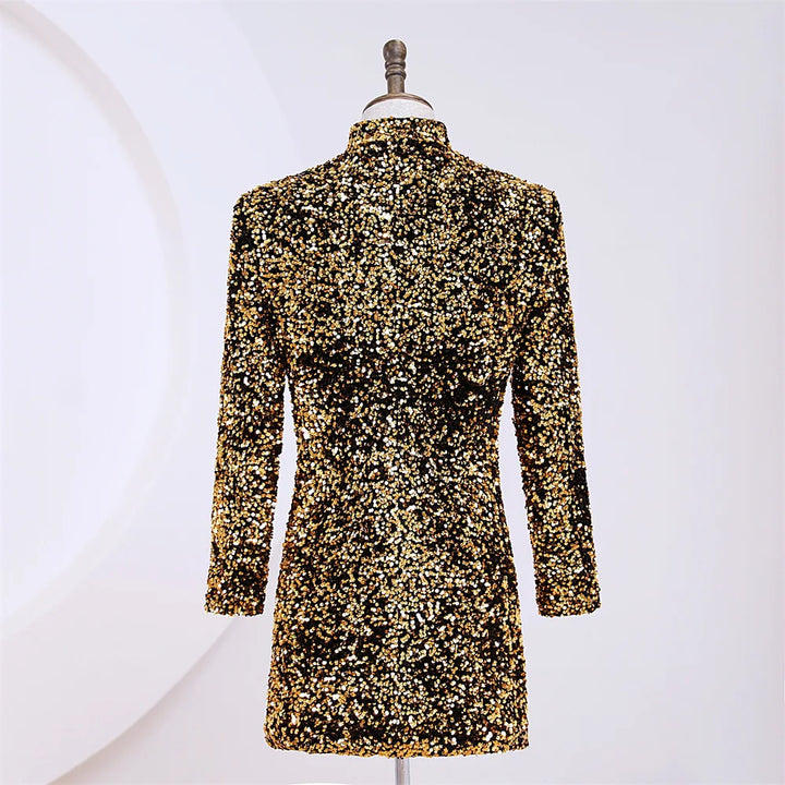 Glamorous Sequin Velvet Coat