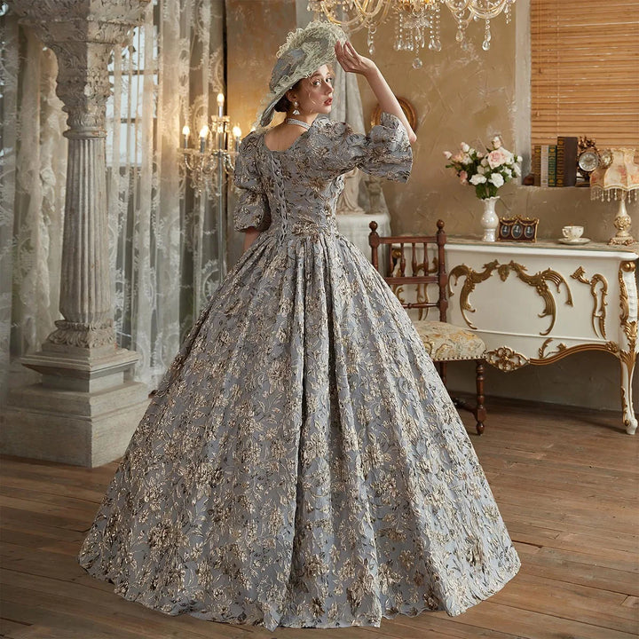 Victorian-Inspired Evening Gown