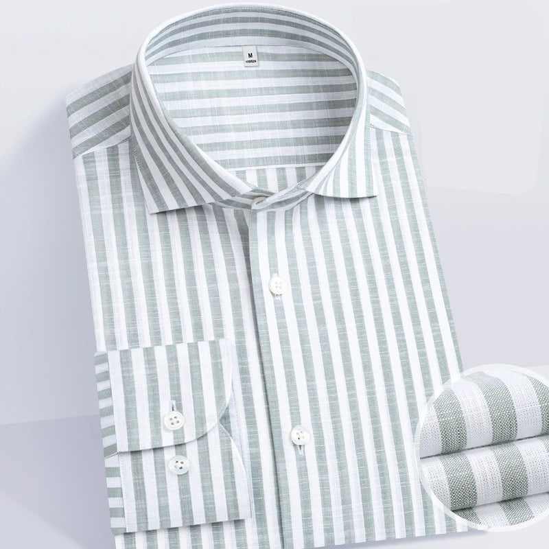 Enchanting Striped Slim Fit Business Shirt