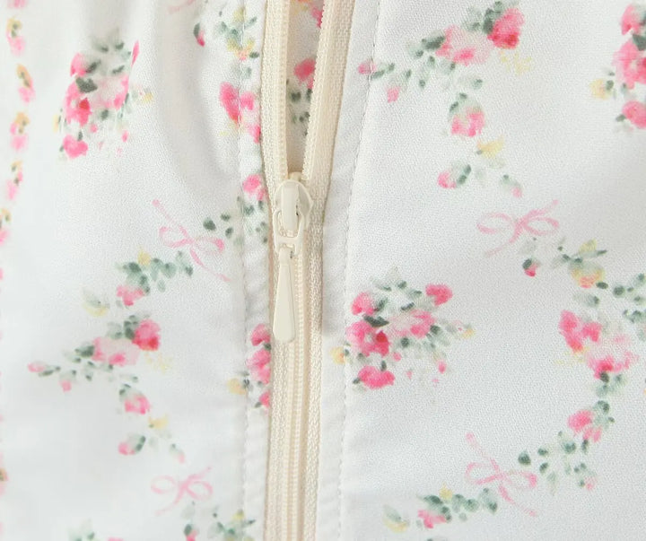 Sweet Floral Embroidery Tank Top