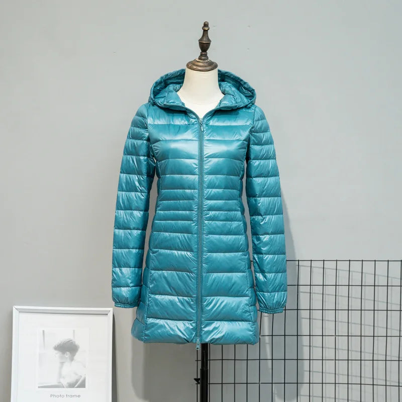 Fancy Warm Puffer Down Overcoat